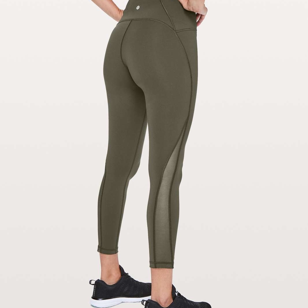 Lululemon Train Times 7/8 Pant *25"Dark Olive